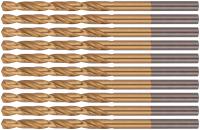 Сверла HSS по металлу, титановое покрытие 3,9 мм (10 шт.)