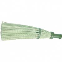 Метла полипропиленовая, 140 х 310 мм, круглая, с фиксирующим ободом, без черенка, Россия, Сибртех