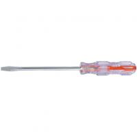 Отвертка Сrystal, SL6 х 100 мм, прозрачная рукоятка, углеродистая сталь Sparta
