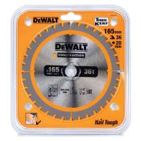 Диск пильный DeWalt твердосплавный 165х20х36 CONSTRUCTION DT1950