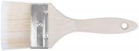 Кисть флейцевая "Аква", искусственная щетина, деревянная ручка  3" (75 мм)