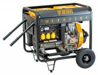 Генератор дизельный DD5800Е, 5 кВт, 220 В/50 Гц, 12.5 л, электростартер Denzel