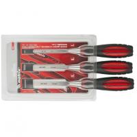 Набор долот-стамесок плоских "Тигровый глаз", 3 шт, 8-16-22 мм Matrix