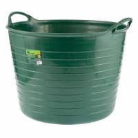 Ведро гибкое сверхпрочное, 40 л, зеленое, Россия, Сибртех