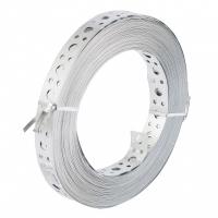 Лента перфорированная, вентиляционная, прямая, 0.55 мм, LP, V 2.5см х 25 м, цинк Россия Сибртех