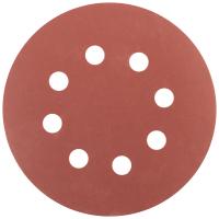 Круги шлифовальные с отверстиями (липучка), алюминий-оксидные, 125 мм, 5 шт. Р 1000