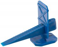 СВП ( Система Выравнивания Плитки), Зажимы 40 шт. и Клинья 40 шт., набор ( синие )