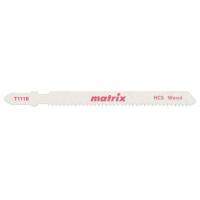 Полотна для электролобзика  по дереву, 3 шт, T111B, 75 x 2 мм, HCS Matrix