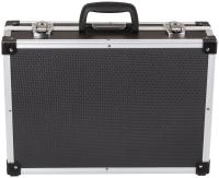 Ящик для инструмента пластиковый усиленный алюминием (43 x 31 x 13 см) черный