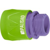 Соединитель пластмассовый, быстросъемный, внешняя резьба 3/4 Palisad