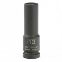 Головка ударная удлиненная шестигранная, 13 мм, 1/2, CrMo Stels
