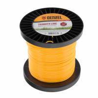 Леска для триммера звезда  2.4 мм, 160 м, на Din катушке Россия Denzel