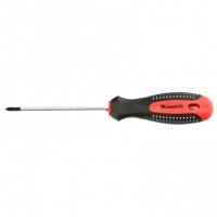 Отвертка Fusion, PH0 х 80 мм, CrV, трехкомпонентная рукоятка "Anti slip" Matrix