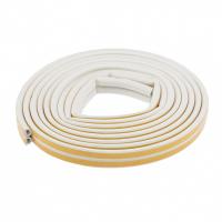 Уплотнитель, 6 м, профиль "D", белый Сибртех