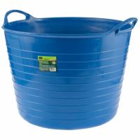 Ведро гибкое сверхпрочное, 40 л, синее, Россия, Сибртех