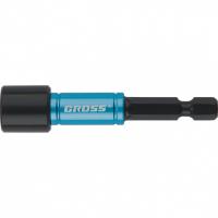 Бита с торцевой головкой, магнит. Nut-Driver, 10 мм, S2 Gross