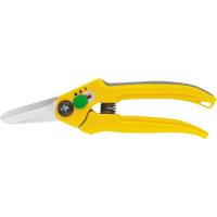 Секатор цветочный, 190 мм, регулируемый, 2 - компонентные обрезиненные рукоятки Luxe, Palisad