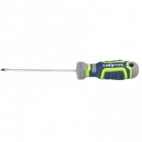 Отвертка SL3 х 100 мм, CrV, четырехкомпонентная рукоятка Сибртех