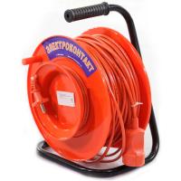 Удлинитель УХ10-001 на катушке с выносной розеткой 10А,2,2кВт,50м (10158)