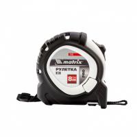 Рулетка Neon, 8 м x 25 мм, обрезиненный корпус, 3 фиксации, Pro Matrix