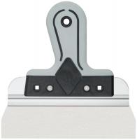 Шпатель фасадный Профи, нержавеющая сталь, прорезиненная ручка 200 мм