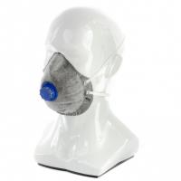 Полумаска фильтрующая (респиратор), c угольным слоем, с клапаном выдоха, FFP1 NR Россия Сибртех