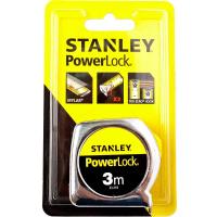 Рулетка Stanley "Powerlock" металлический корпус 3м х 12,7мм 0-33-218