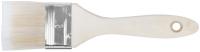 Кисть флейцевая "Аква", искусственная щетина, деревянная ручка  2" (50 мм)