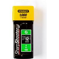 Скобы для степлера Stanley тип "g" 12мм х 1000шт 1-tra708t