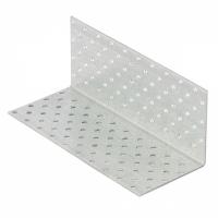 Крепежный уголок равносторонний  2 мм,   KUR 80 x 80 x 200 мм Россия Сибртех