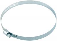 Хомут обжимной просечной (оцинкованная сталь) ширина 12,7 мм  6" (130-152 мм)