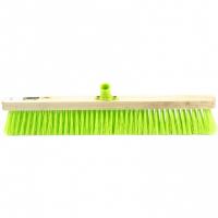 Щетка деревянная для пола, 500 мм, пятирядная, тулейка с резьбой под углом, без черенка Сибртех