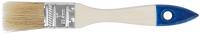 Кисть флейцевая "Эконом", натур. светлая щетина, деревянная ручка  1" (25 мм)