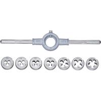 Набор плашек М3-М12, 8 предметов Сибртех