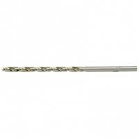 Сверло по металлу, 5.2 х 132 мм, полированное, удл, HSS, 10 шт, цилиндрический хвостовик Matrix