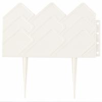 Бордюр "Кантри", 14 х 310 см, белый, Россия, Palisad