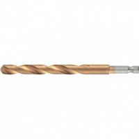 Сверло по металлу, 3 мм, HSS, нитридтитановое покрытие, шестигранный хвостовик Matrix
