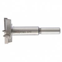 Сверло Форстнера по дереву, 42 мм, цилиндрический хвостовик Сибртех