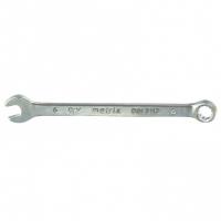 Ключ комбинированный, 6 мм, CrV, матовый хром Matrix