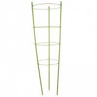 Поддержка для растений круглая H 90 см, металл в пластике, 4 кольца Palisad