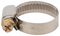 Хомут обжимной (нержавеющая сталь со сваркой) 13-26 мм