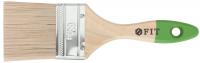 Кисть флейцевая "Микс", смешанная натуральная и искусственная щетина, деревянная ручка 2,5" (63 мм)
