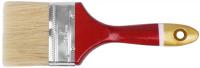 Кисть флейцевая "Классик", натуральная светлая щетина, деревянная ручка  3" (75 мм)