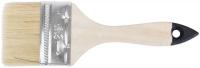 Кисть флейцевая "Лайт", натур. cветлая щетина, деревянная ручка 2,5" (63 мм)