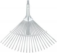 Грабли веерные регулируемые пластинчатые без черенка, 22 зуба, 300-440 мм