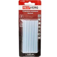 Клей Redverg для клеевого пистолета белый прозрачный (Ø7х100ммх12)(850001)