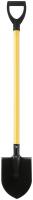 Лопата штыковая ЛКМ, с желтым металлизированным черенком и V-ручкой  185х235х1060 мм Лопата штыковая ЛКМ, с желтым металлизированным черенком и V-ручкой  185х235х1060 мм