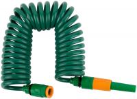 Шланг спиральный 6 м с насадкой для полива