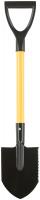 Лопатка туристическая с металлическим черенком и V-ручкой  160х215х760 мм