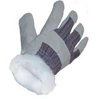 Перчатки меховые комбинированные